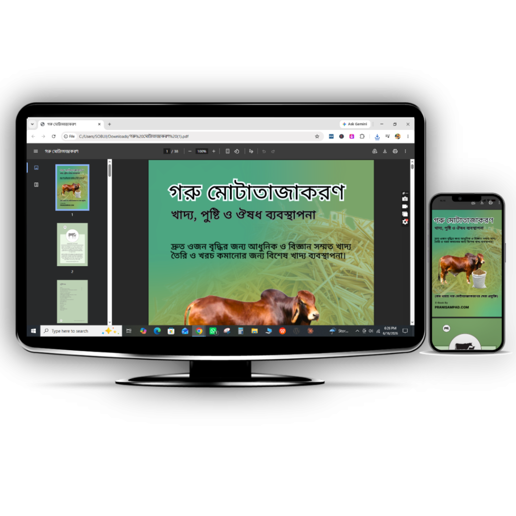 গরু মোটাতাজাকরণ পদ্ধতি pdfebook